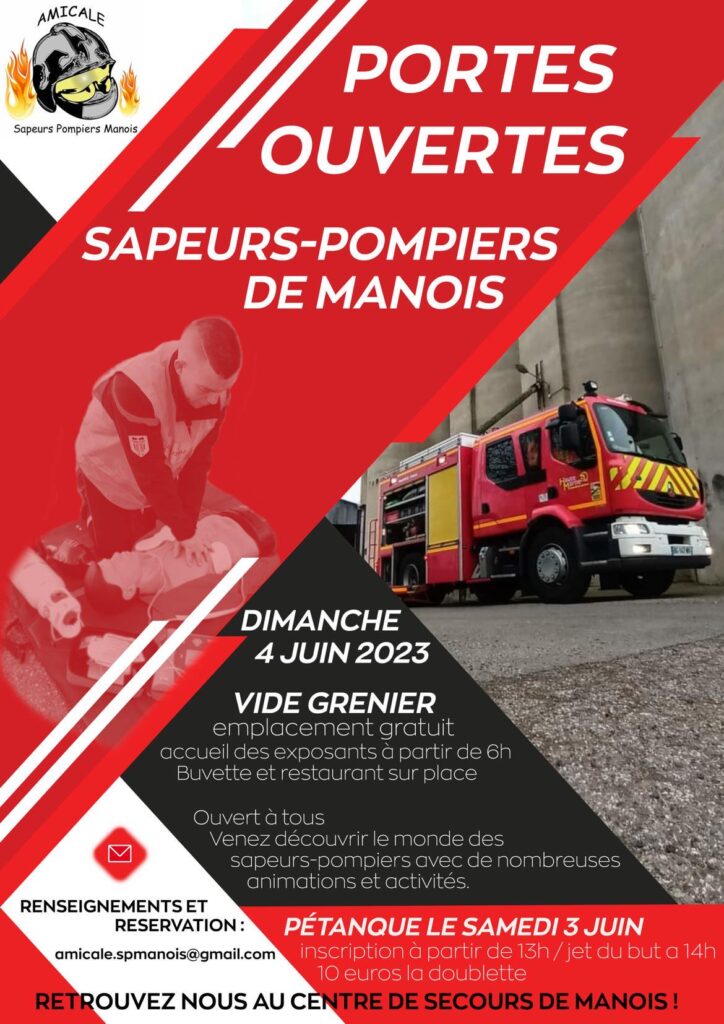 Week-end Porters Ouvertes des Sapeurs-Pompiers de Manois
